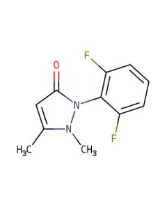 Astatech 2-(2,6-DIFLUOROPHENYL)-1,5-DIMETHYL-1H-PYRAZOL-3(2H)-ONE; 0.25G; Purity 95%; MDL-MFCD30530998